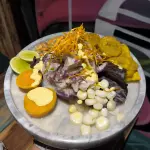 Ceviche Bordemar, foto de la carta oficial